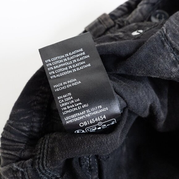 We The Free Can't Compare Slouch Pants Cargo Military Black - Picture 16 of 16